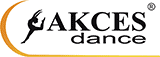 Oficjalne logo polskiego producenta profesjonalnego obuwia tanecznego Akces Dance.